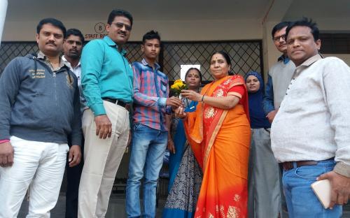 Our department student had got the second prize in university level Avishkar Compitation