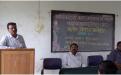 Prof. Dr. Jogendra Gaikwad delivering speech on the occasion of Ozone Day