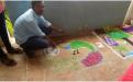 Rangoli Competition in the College