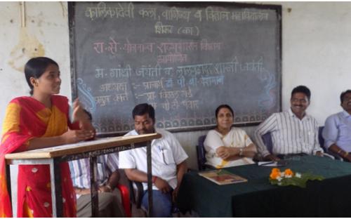 Student participation on the occasion of Lalbhadur Shastri Jayanti